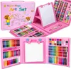 Set di colori e pennarelli per bambini, 208 pezzi, rosa Anteprima dell’immagine prodotto 1