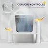 PawHut Katzenklo XL Katzentoilette aus Edelstahl mit Produktbild-Vorschau 4