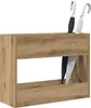 vidaXL Supporto per ombrellone Rovere artigianale 65 x 24 x Anteprima dell’immagine prodotto 3