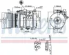 NISSENS 890871 10S17C Klimaanlage Klimakompressor PAG 46 Produktbild-Vorschau 6
