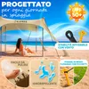 ELONEO, tenda parasole Strandzelt, protezione solare 50+, Anteprima dell’immagine prodotto 4