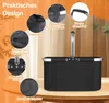 30L Einkaufskorb Faltbar, Korb Einkaufen mit Gepolsterten Produktbild-Vorschau 4
