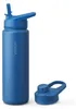 Trink Flasche Edelstahl 750ml Thermoflasche Sport Gym Produktbild-Vorschau 1