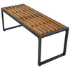 DEGAMO Hockerbank Gartenbank RAGUSA 2-sitzer, Metall Produktbild-Vorschau 5