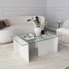 Teti - Couchtisch, 105x65x40h cm Weiß, Zeitschriftenhalter Produktbild-Vorschau 9