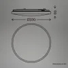 Briloner Plafonnier LED Ø33cm rond 17,5W 2400lm 3000K blanc Voir les images du produit 5