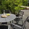 di volio Gartentisch Palermo ø 120 cm, rund - grau, Produktbild-Vorschau 7