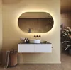 Lustro łazienkowe 120x70cm - owalne z oświetleniem LED - Podgląd zdjęcia produktu 9
