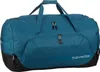A teal duffel bag with black accents is shown against a white background. Produktbild-Vorschau