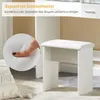 CLIPOP LED Spiegel Schminktisch mit Hocker, 2 Schubladen, Produktbild-Vorschau 8