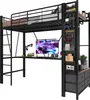 okwish Hochbett 90x200 mit Mit Produktbild-Vorschau 8