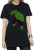 Hulk - T-Shirt für Damen BI378 (XXL) (Schwarz) Produktbild-Vorschau 3