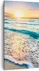 Bild auf Leinwand - Leinwandbild - Meer Welle Strand - Produktbild-Vorschau 1