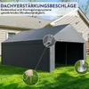 Namiot garażowy Ikodm 4x6 m, duża wiata garażowa ze Podgląd zdjęcia produktu 3