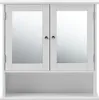 en.casa Badezimmerschrank Weiß - 58 x 56 x 13cm -  Produktbild-Vorschau 3