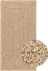 A braided rug with a close-up detail of its texture. Produktbild-Vorschau