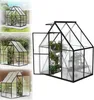 QEENTOE aluminium kas met fundering, 125x180x195 cm, kas Productafbeelding-voorbeeld 1