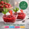 12x Dessertschalen Glas 300 ml – Stapelbare Glasschalen Set Produktbild-Vorschau 5
