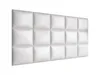 Čalúnený nástenný panel 40x30 PAG - biela Náhľad obrázku produktu 8