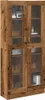 vidaXL Hoge kast, uitstraling van oud hout, 82,5 x 30,5 x Productafbeelding-voorbeeld 2