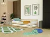 Einzelbett aus Holz SAFE 5-in-1 mit Barriere und Produktbild-Vorschau 2