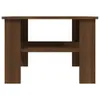vidaXL Stolik kawowy brązowy dąb 60x60x42 cm materiał Podgląd zdjęcia produktu 10