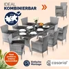 CASARIA® Gartenstühle 2er Set Polyrattan Stapelbar mit Produktbild-Vorschau 7