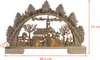A wooden Christmas arch with a village scene and illuminated lights. Náhľad obrázku produktu