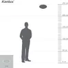 Kanlux Fogler DL240O Deckenleuchte rund Ø30cm weiss m. Produktbild-Vorschau 7