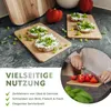 Jeu de 6 plateaux de petit-déjeuner en bambou, dimensions Voir les images du produit 6