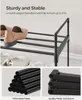 SONGMICS 2-úrovňový kovový stojan na topánky, čierny, 8-10 Náhľad obrázku produktu 5