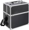 AREBOS Kosmetikkoffer 26L Schwarz | 13 Fächer, Aluminium, Produktbild-Vorschau 1