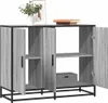 vidaXL Příborník Grey Sonoma 94x35x76 cm Materiál na bázi Náhled obrázku produktu 3