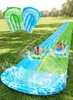 Extra lange waterglijbaan met 2 opblaasbare plateaus, Productafbeelding-voorbeeld 1