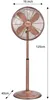 Klausberg Standventilator KB-7719 Roségold 3 Produktbild-Vorschau 3