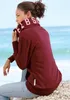 Elbsand Sweatjacke Alvis weinrot Größe L Produktbild-Vorschau 4
