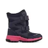 A single navy and pink winter boot for children is shown against a white background. Produktbild-Vorschau