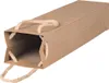 Papiertragetaschen 8 x 30 x 6 cm, Braun, Flaschentasche, Produktbild-Vorschau 2