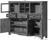 MASSIVMOEBEL24 Highboard Altholz 160x40x140 mehrfarbig Produktbild-Vorschau 7