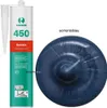 A product shot featuring a tube of sealant and a round object, possibly a candle, next to it. Produktbild-Vorschau