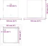 vidaXL Pfostenträger Quadrat 4 Stk. 101x101 mm Stahl Produktbild-Vorschau 8