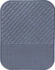 A gray silicone mat with wavy ridges on the top half and small raised dots on the bottom half. Produktbild-Vorschau