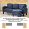 Narożna sofa Merax w kształcie litery L z leżanką, Podgląd zdjęcia produktu 7