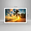 Poster - Poster ohne Rahmen - Meer Strand Palme - 91,5x61 Produktbild-Vorschau 4