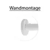 MDEKOR Wandträger 2-läufig Weiß Glänzend P Wandhalter mit Produktbild-Vorschau 4