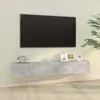 vidaXL TV-Wandschränke 2 Stk. Betongrau 100x30x30 cm Produktbild-Vorschau 2