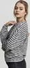 Urban Classics Ladies Oversize Stripe Pullover black/white Náhled obrázku produktu 3
