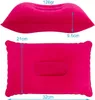 Intirilife Aufblasbares Kissen in PINK – Rechteckiges Produktbild-Vorschau 2