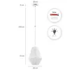 Pendelleuchte Esstisch Hängelampe Esszimmer Lampe E27 Produktbild-Vorschau 3