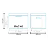 Glacière à absorption Mestic MAC-40 noire 42 L Voir les images du produit 4